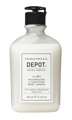 NO.501 DEPOT - Moistruzing & Clarifying Beard Shampoo 250ml