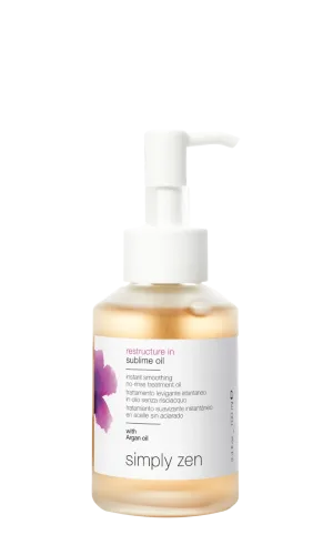 smply zen Restructure in sublime oil 100ml